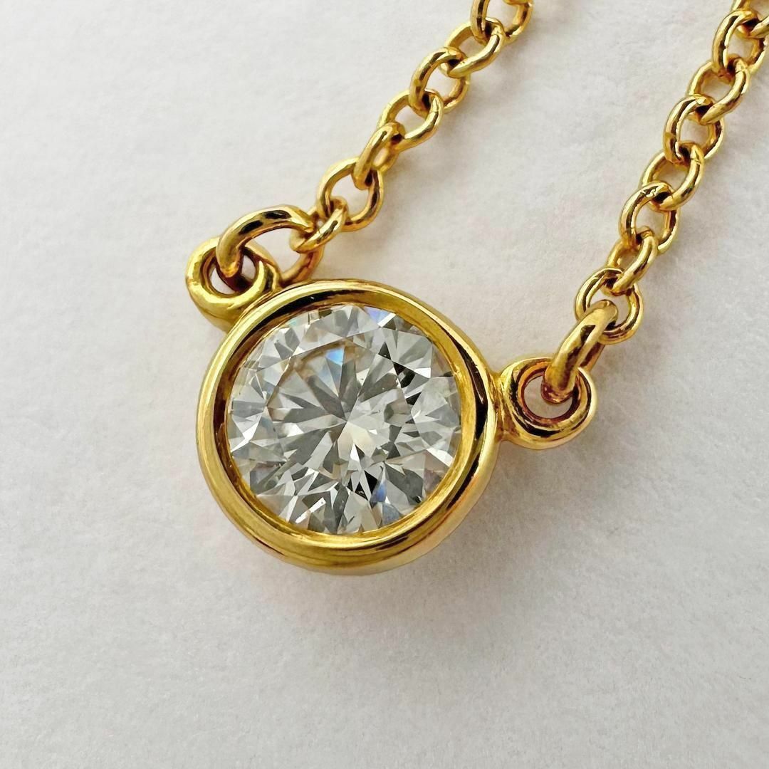 Tiffany & Co.(ティファニー)の0.20ct◎美品◎ティファニー バイザヤード ネックレス 18金 K18YG レディースのアクセサリー(ネックレス)の商品写真