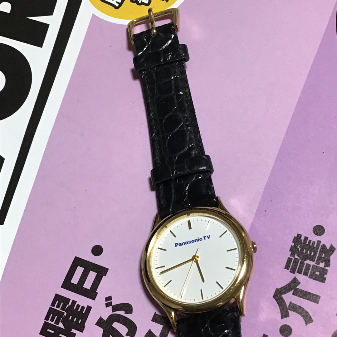 Panasonic(パナソニック)のPanasonic TV  made in JAPAN メンズ   腕時計 メンズの時計(腕時計(アナログ))の商品写真