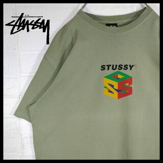 STUSSY - 【STUSSY】任天堂64 サンプリングロゴ pigment dye Tシャツ