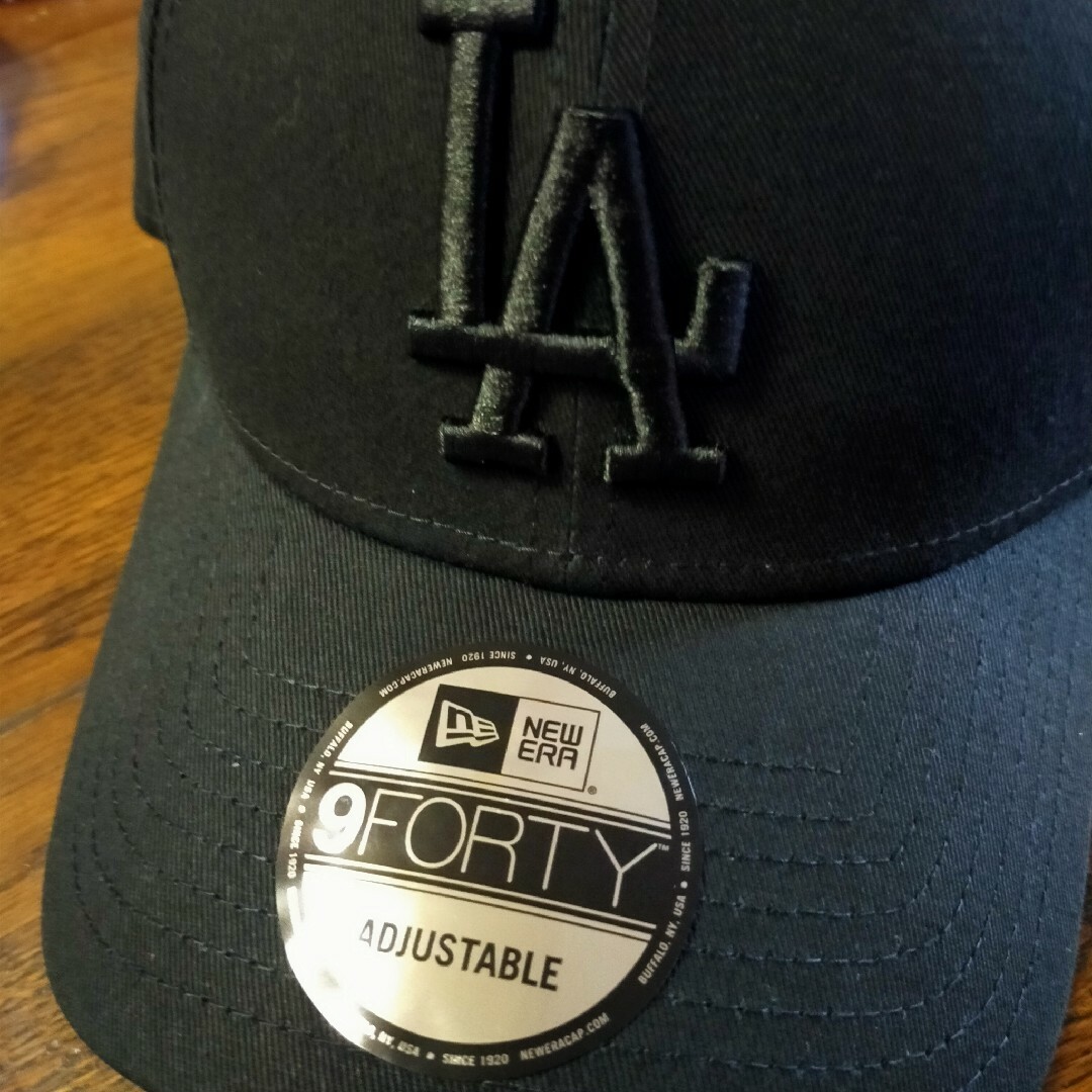 NEW ERA(ニューエラー)のNew Era 940 Los Angeles Dodgers BLACK  ② メンズの帽子(キャップ)の商品写真