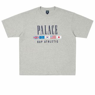 パレス(PALACE)の新品L palace gap ヘビージャージTシャツ グレー(Tシャツ/カットソー(半袖/袖なし))