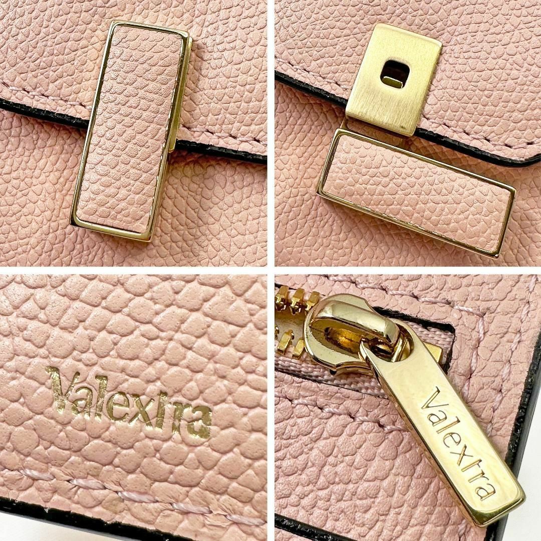 Valextra(ヴァレクストラ)の◎極美品◎ ヴァレクストラ 三つ折り財布 イジィデ ターンロック ピンク 財布 レディースのファッション小物(財布)の商品写真