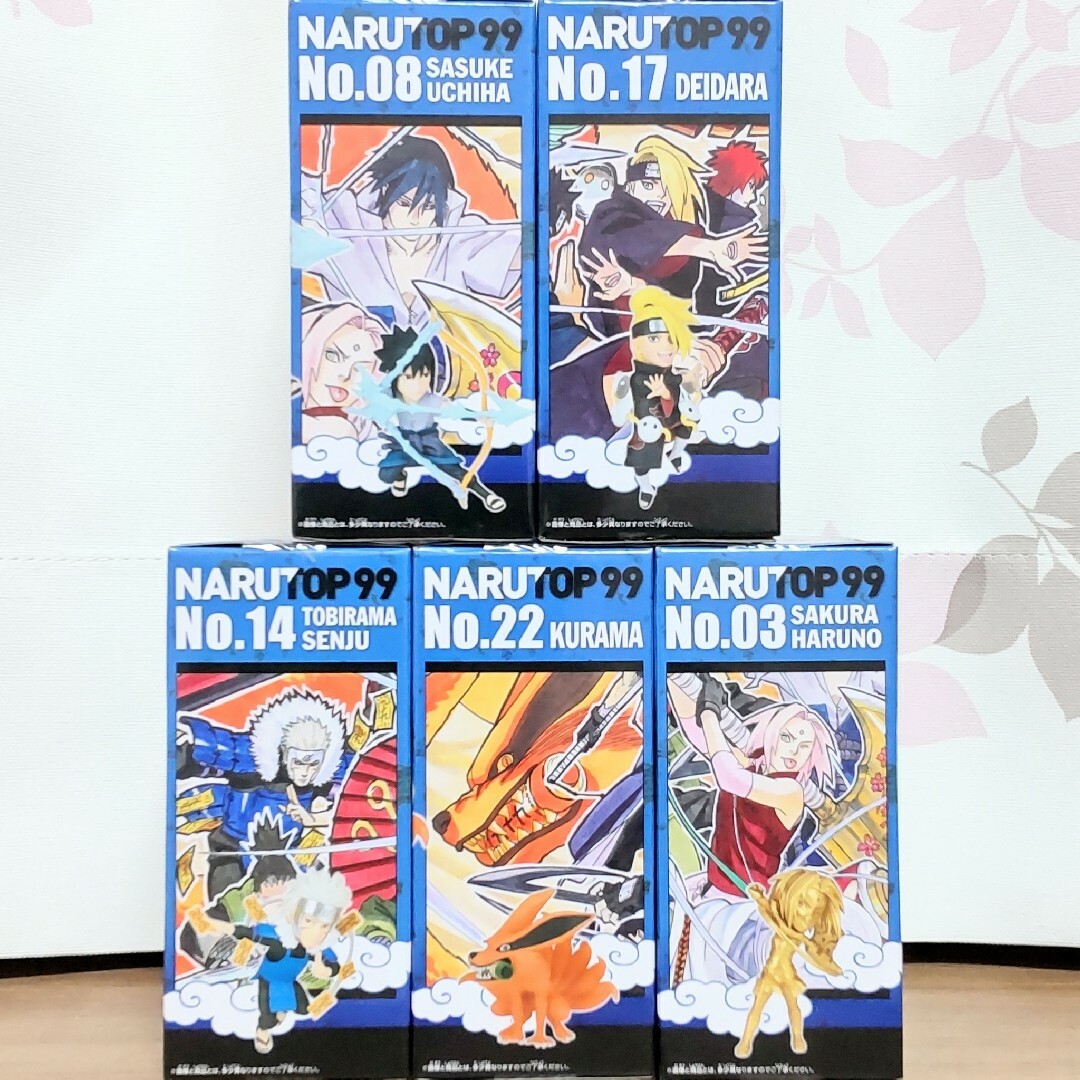 BANPRESTO(バンプレスト)のNARUTO−ナルト− NARUTOP99 ワーコレ vol.5 全5種セット エンタメ/ホビーのフィギュア(アニメ/ゲーム)の商品写真