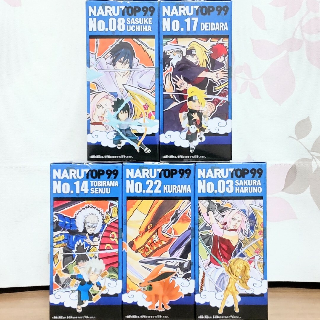 BANPRESTO(バンプレスト)のNARUTO−ナルト− NARUTOP99 ワーコレ vol.5 全5種セット エンタメ/ホビーのフィギュア(アニメ/ゲーム)の商品写真