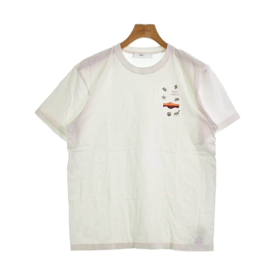 TOGA(トーガ)のTOGA トーガ Tシャツ・カットソー L 白 【古着】【中古】 メンズのトップス(Tシャツ/カットソー(半袖/袖なし))の商品写真