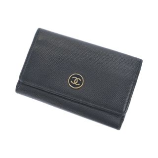 シャネル(CHANEL)のCHANEL シャネル キーケース・キーホルダー - 黒 【古着】【中古】(キーケース)