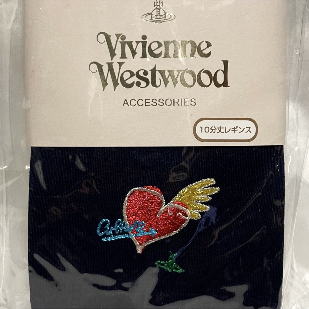 Vivienne Westwood(ヴィヴィアンウエストウッド)のヴィヴィアンウエストウッド【新品、未使用】カルチャー ハート レギンス レディースのレッグウェア(レギンス/スパッツ)の商品写真