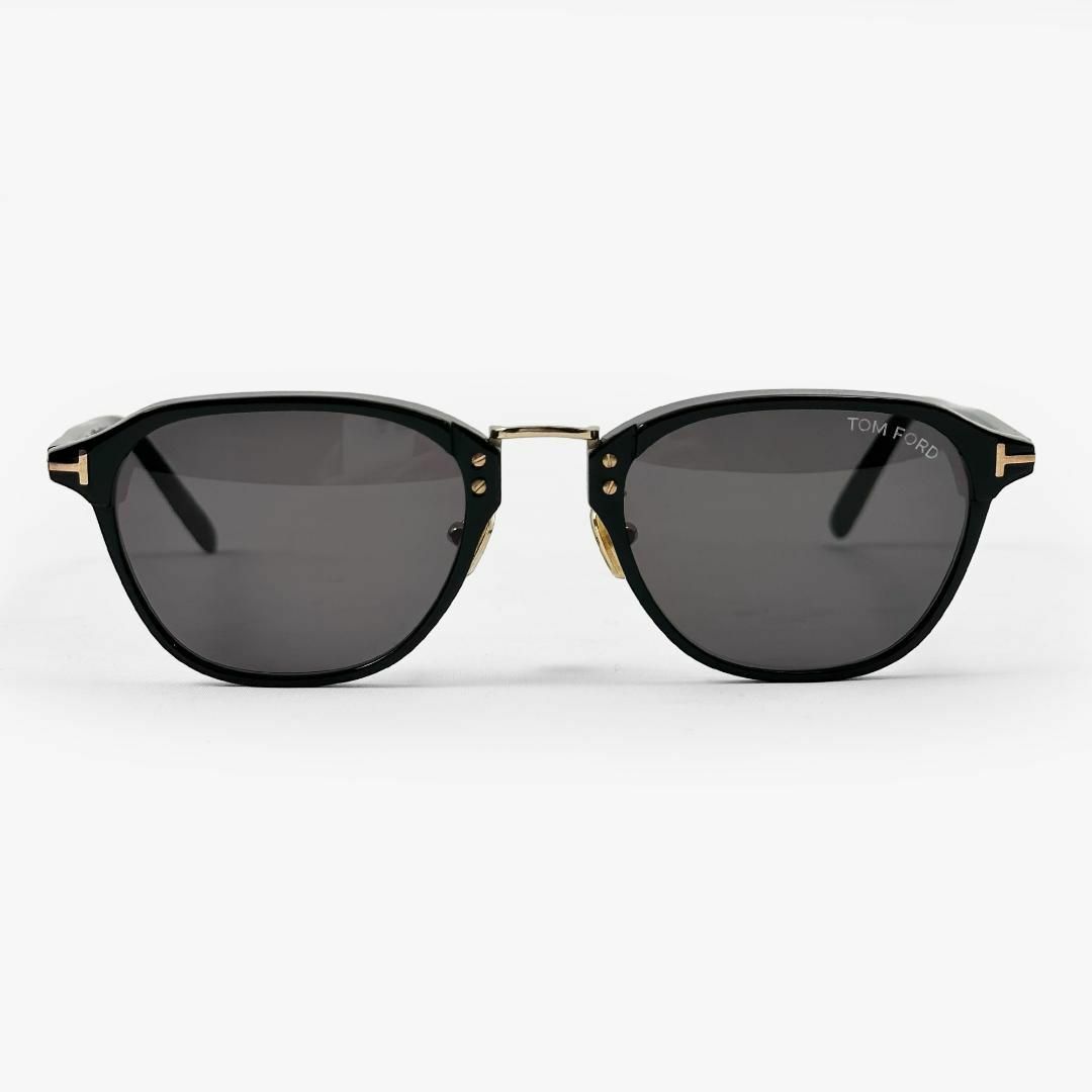 TOM FORD(トムフォード)の美品◎トムフォード サングラス TF878 黒 ブラック ゴールド バイカラー メンズのファッション小物(サングラス/メガネ)の商品写真