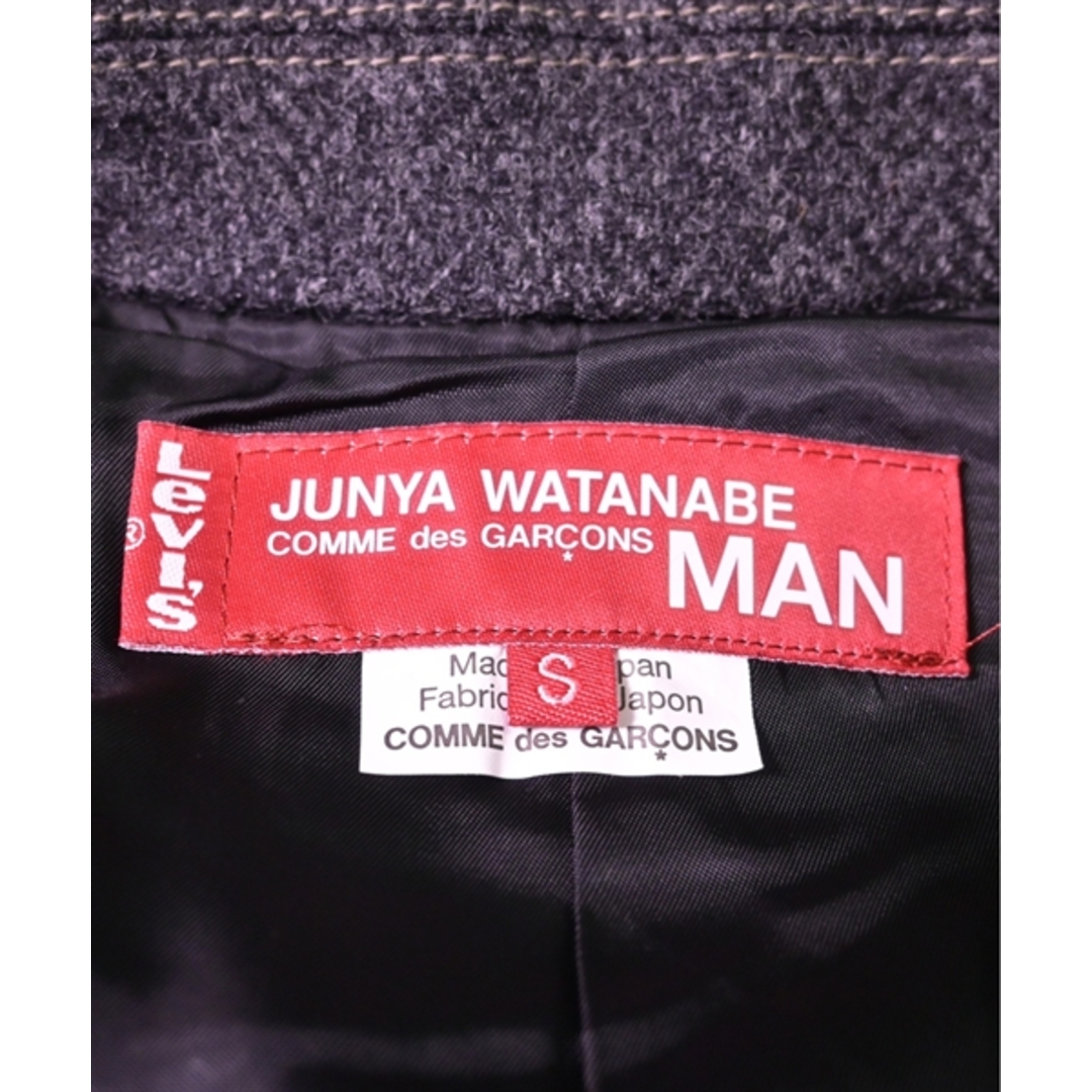 JUNYA WATANABE MAN(ジュンヤワタナベマン)のJUNYA WATANABE MAN コート S 青系xグレー 【古着】【中古】 メンズのジャケット/アウター(その他)の商品写真