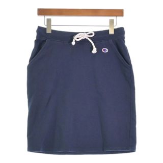 CHAMPION チャンピオン ひざ丈スカート M 紺 【古着】【中古】