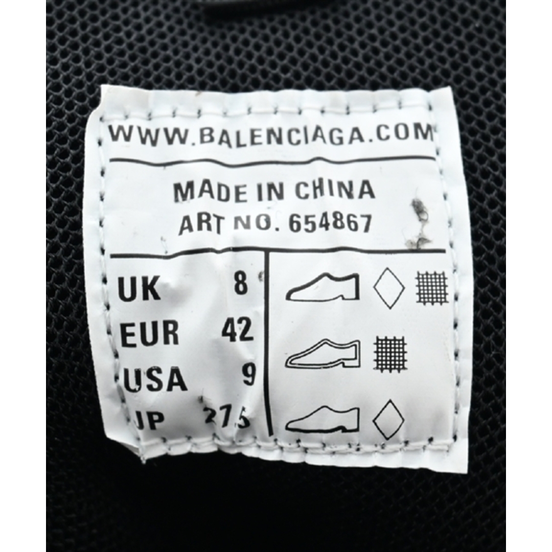 Balenciaga(バレンシアガ)のBALENCIAGA バレンシアガ スニーカー 27.5cm 黒 【古着】【中古】 メンズの靴/シューズ(スニーカー)の商品写真
