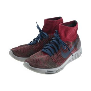 ナイキ(NIKE)のNIKE ナイキ スニーカー 27cm エンジxグレー 【古着】【中古】(スニーカー)