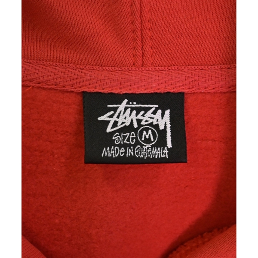 STUSSY(ステューシー)のSTUSSY ステューシー パーカー M 赤 【古着】【中古】 メンズのトップス(パーカー)の商品写真