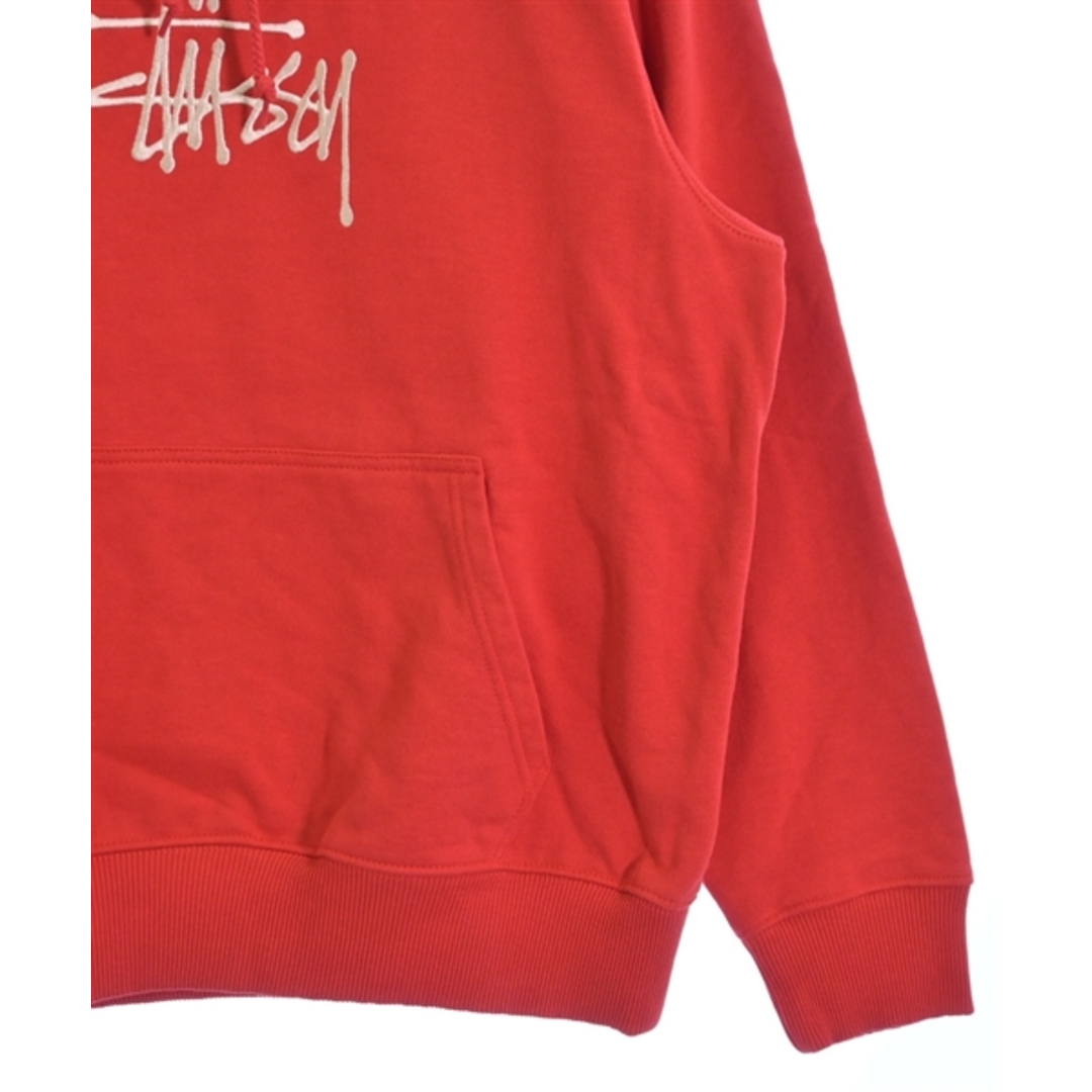 STUSSY(ステューシー)のSTUSSY ステューシー パーカー M 赤 【古着】【中古】 メンズのトップス(パーカー)の商品写真