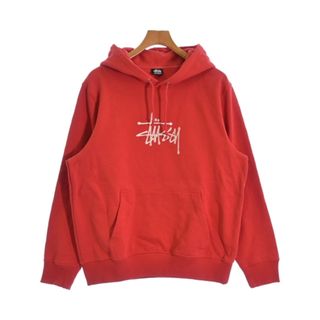 ステューシー(STUSSY)のSTUSSY ステューシー パーカー M 赤 【古着】【中古】(パーカー)