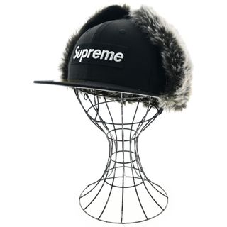 シュプリーム(Supreme)のSupreme シュプリーム キャップ 57.7 黒 【古着】【中古】(キャップ)