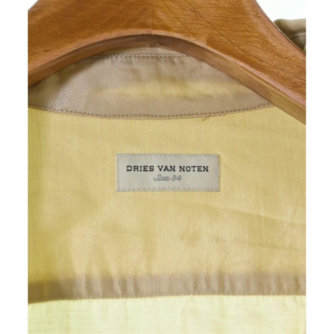 DRIES VAN NOTEN(ドリスヴァンノッテン)のDRIES VAN NOTEN カジュアルシャツ 34(XS位) ゴールド 【古着】【中古】 レディースのトップス(シャツ/ブラウス(長袖/七分))の商品写真