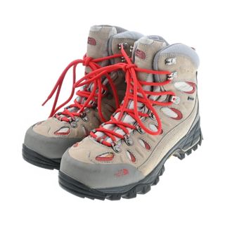 THE NORTH FACE ブーツ 27.5cm ベージュxグレー 【古着】【中古】(ブーツ)