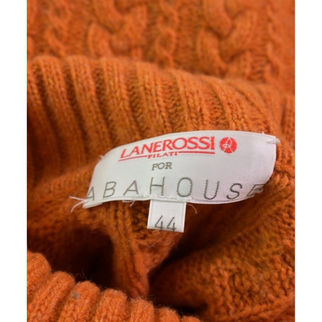 LANEROSSI ラネロッシ ニット・セーター 44(S位) オレンジ 【古着】【中古】 メンズのトップス(ニット/セーター)の商品写真