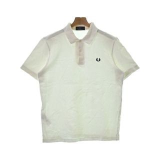 フレッドペリー(FRED PERRY)のFRED PERRY フレッドペリー ポロシャツ 42(L位) 白 【古着】【中古】(ポロシャツ)