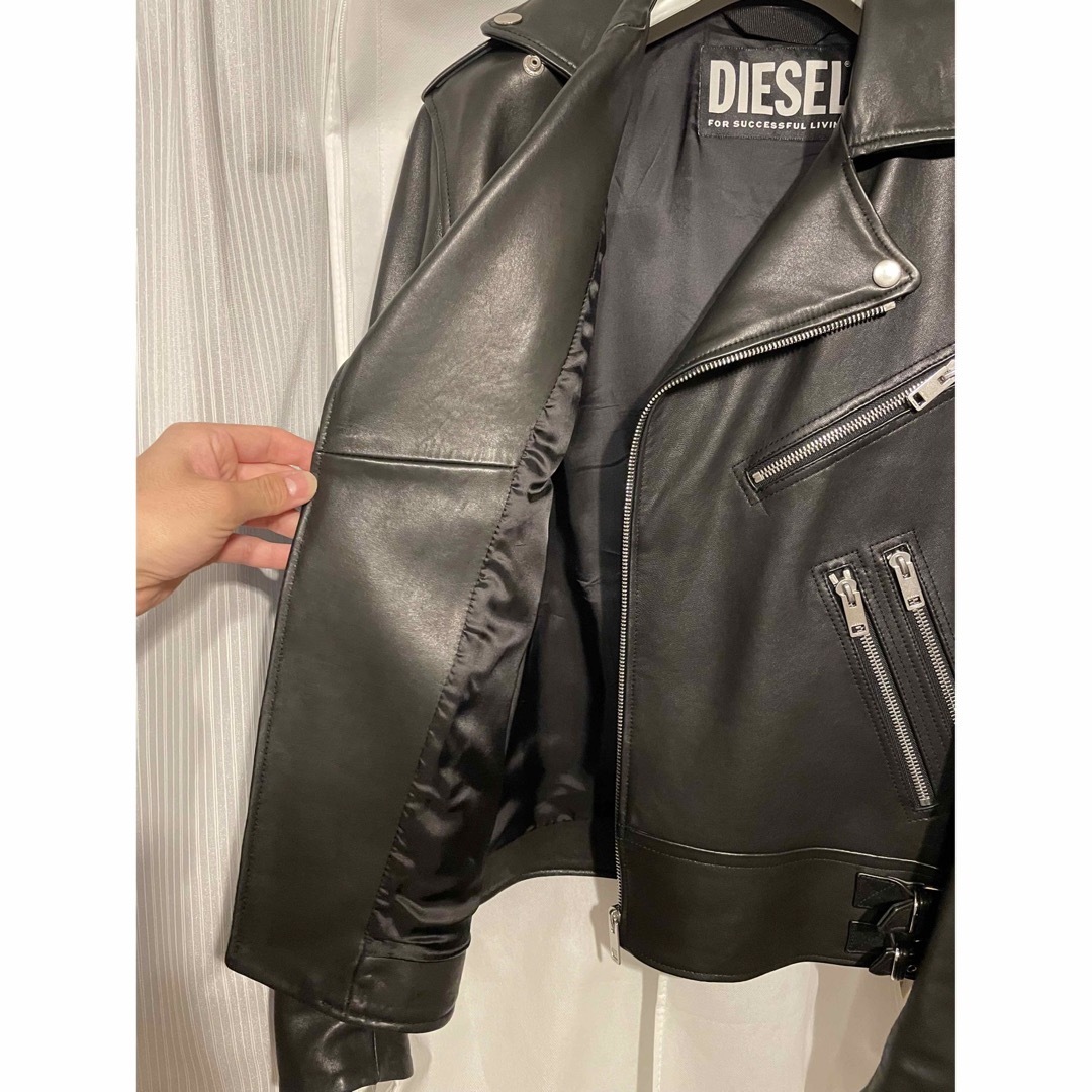 DIESEL(ディーゼル)の最終価格　ディーゼル　ライダースジャケット DIESEL L-GARRETT メンズのジャケット/アウター(ライダースジャケット)の商品写真