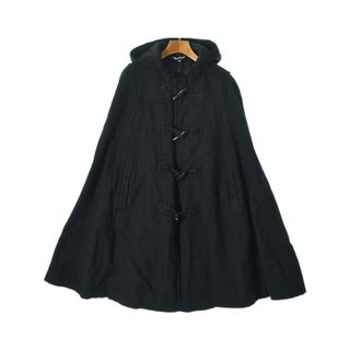 ブラックコムデギャルソン(BLACK COMME des GARCONS)のBLACK COMME des GARCONS ダッフルコート XXS 黒 【古着】【中古】(ダッフルコート)