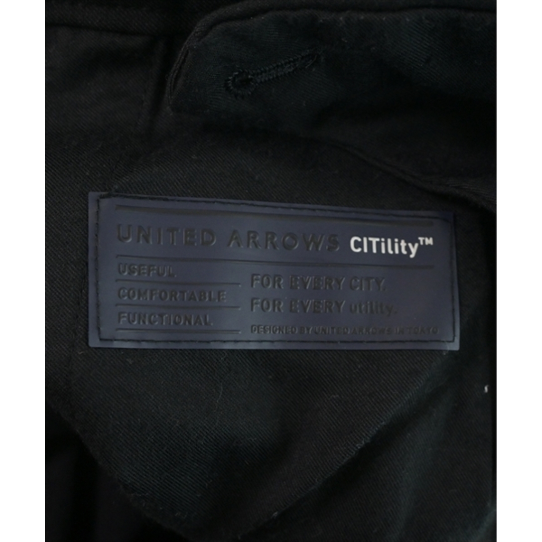 UNITED ARROWS(ユナイテッドアローズ)のUNITED ARROWS ユナイテッドアローズ スラックス S 黒 【古着】【中古】 メンズのパンツ(スラックス)の商品写真