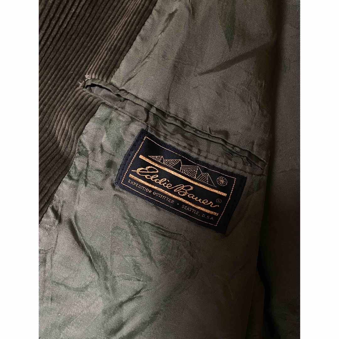 Eddie Bauer(エディーバウアー)のEddie Bauer コーデュロイジャケット 黒タグ メンズのジャケット/アウター(テーラードジャケット)の商品写真