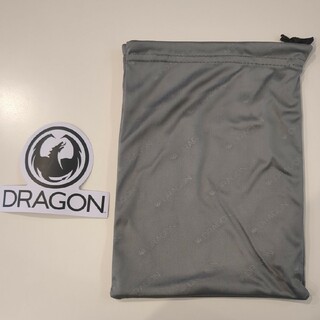 ドラゴン(DRAGON)のDragon ドラゴン ゴーグルバック ケース マイクロバッグ ステッカー 新品(その他)