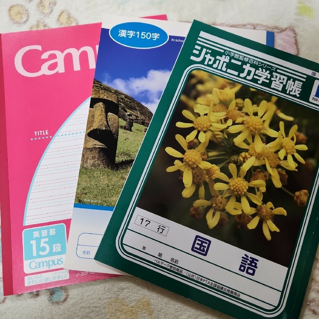 英語ノート　5ミリ方眼など　3冊分 インテリア/住まい/日用品の文房具(ノート/メモ帳/ふせん)の商品写真