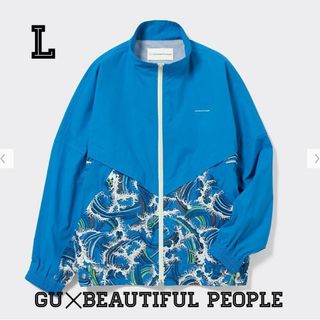 GU×beautiful people +X　コンビネーションブルゾン