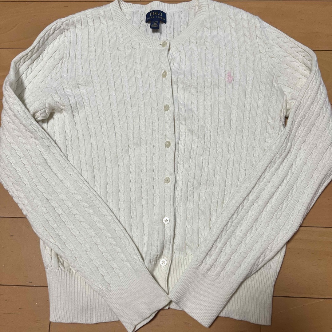 POLO RALPH LAUREN(ポロラルフローレン)のラルフ　カーディガン キッズ/ベビー/マタニティのキッズ服女の子用(90cm~)(カーディガン)の商品写真