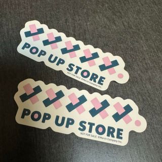 ジャニーズ(Johnny's)のxxxxx. pop up store ステッカー　2枚(アイドルグッズ)