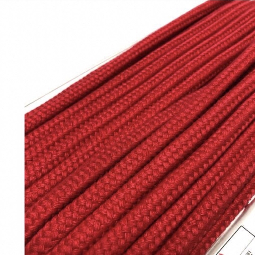 アクリルカラーロープ   赤   レッド     極太     9m 80㎝  ハンドメイドの素材/材料(各種パーツ)の商品写真