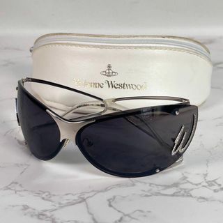 Vivienne Westwood - 【美品】ヴィヴィアンウエストウッド　ロゴ&ラインストーン　サングラス　フォックス