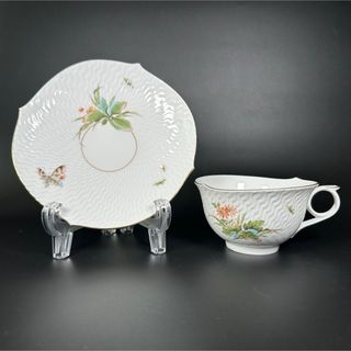 MEISSEN - 新品 マイセン サマーメドウティーカップ＆ソーサー1客、1級品