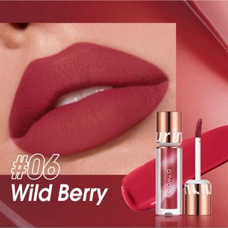 o.two.o リップティント #06 WILD BERRY マットな口紅長持ち(リップグロス)