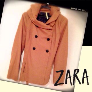 ザラ(ZARA)のZARA ビックカラーコート♡(ピーコート)