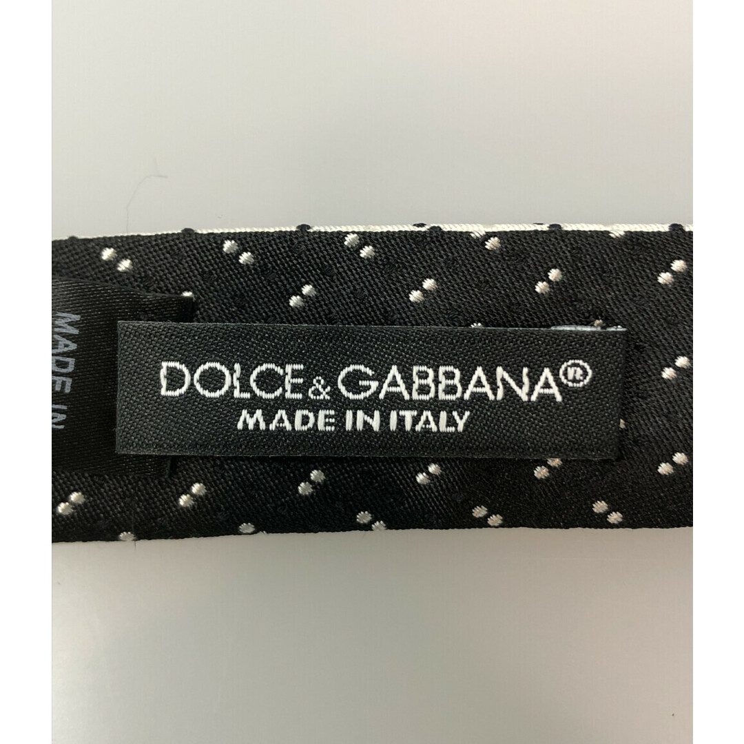 DOLCE&GABBANA(ドルチェアンドガッバーナ)のドルチェアンドガッバーナ ナロータイ シルク100% ドット柄 メンズ メンズのファッション小物(ネクタイ)の商品写真