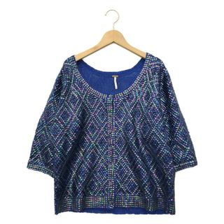 フリーピープル(Free People)のフリーピープル スパンコール長袖カーディガン レディース S(カーディガン)