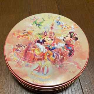 ディズニー(Disney)のディズニー40th チョコレート缶(小物入れ)