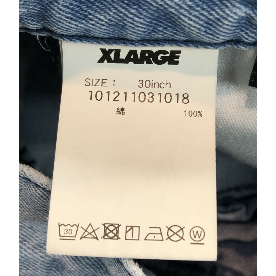 XLARGE(エクストララージ)のエクストララージ アイスウォッシュデニムパンツ ×SONIC メンズ 30 メンズのパンツ(デニム/ジーンズ)の商品写真