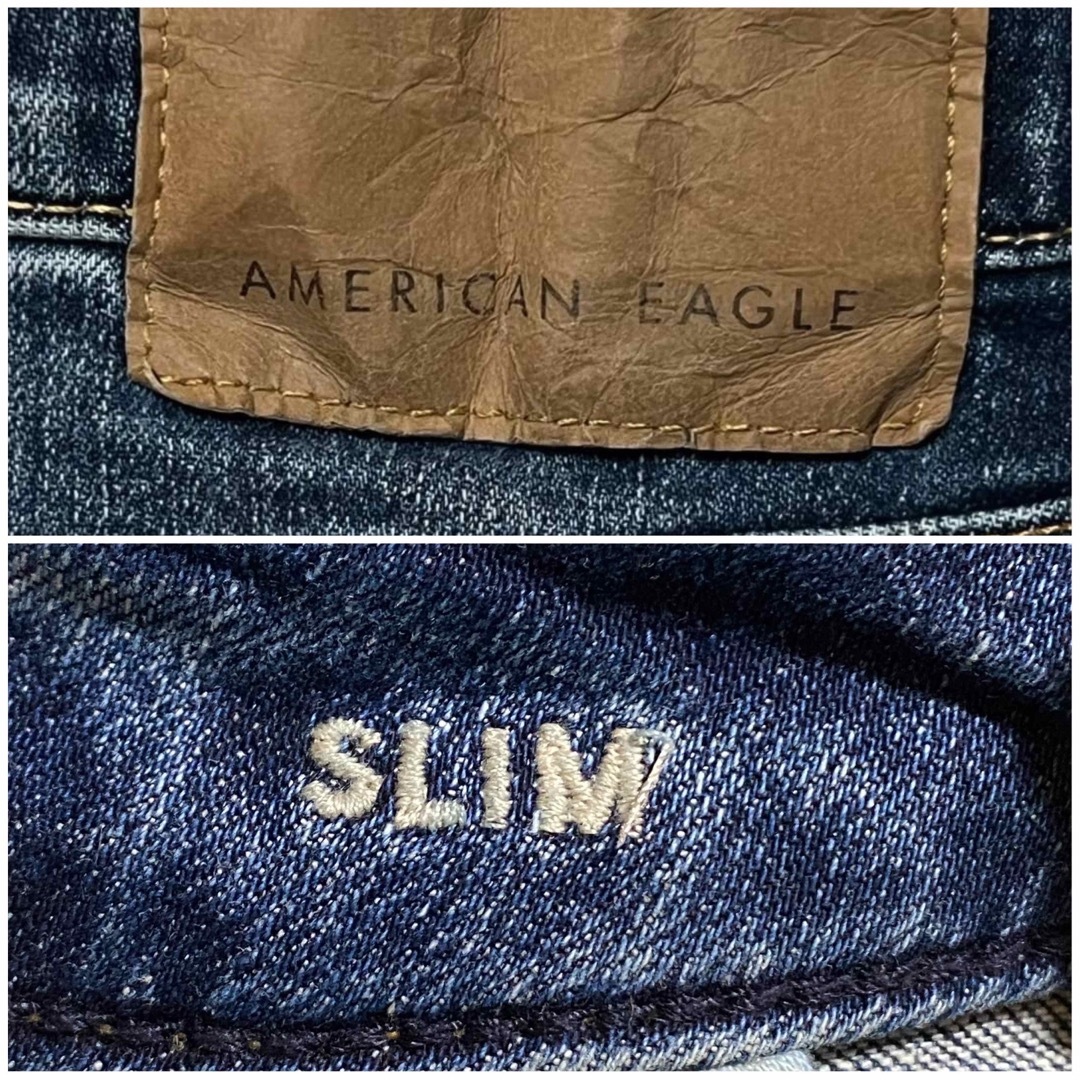 American Eagle(アメリカンイーグル)のアメリカンイーグル スリム ダメージ加工 NEXT LEVEL AIRFLEX メンズのパンツ(デニム/ジーンズ)の商品写真