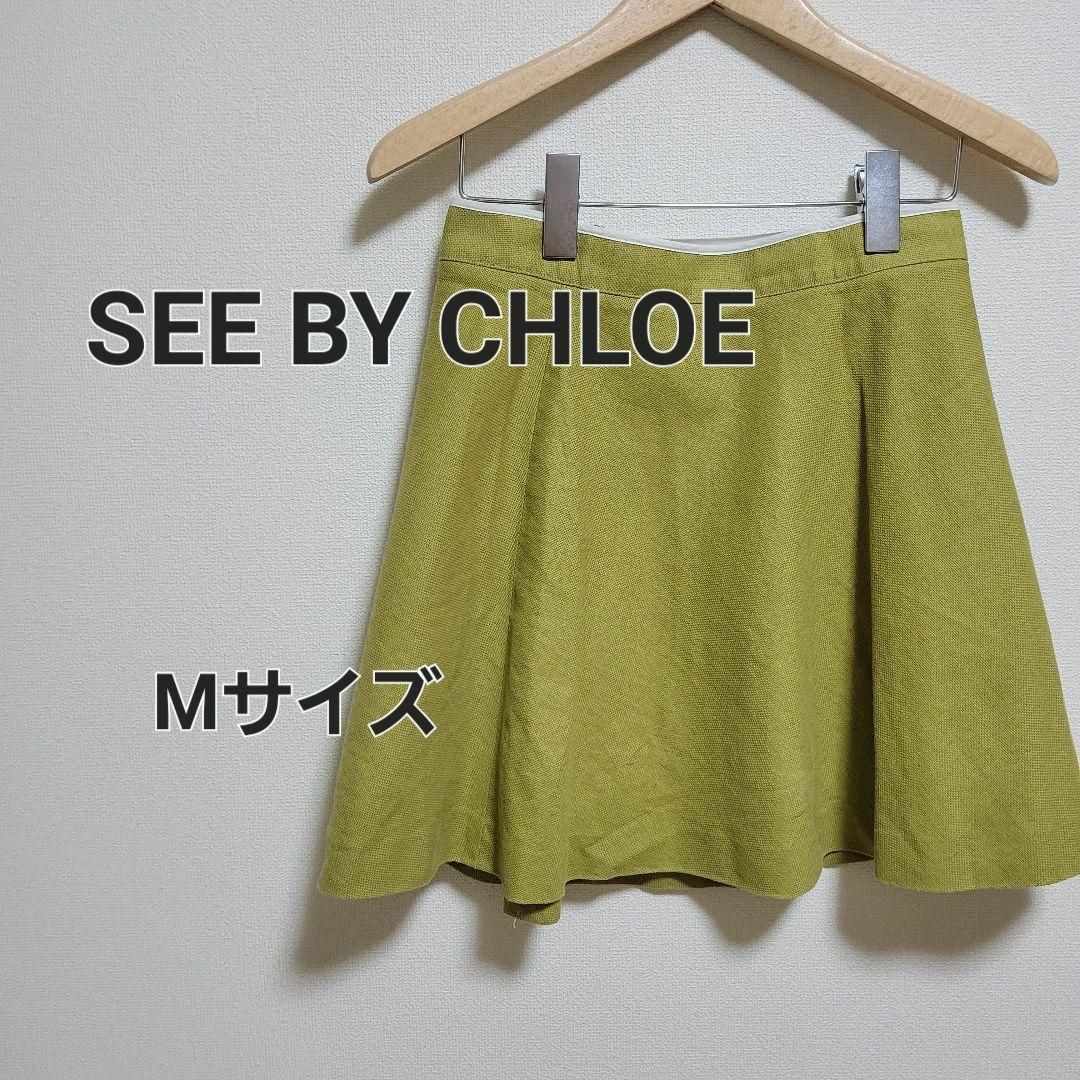 SEE BY CHLOE(シーバイクロエ)のSEEBYCHLOE シーバイクロエ ミニスカート Mサイズ レディースのスカート(ミニスカート)の商品写真