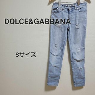 DOLCE&GABBANA - DOLCE&GABBANA ドルガバ デニムパンツ ダメージジーンズ