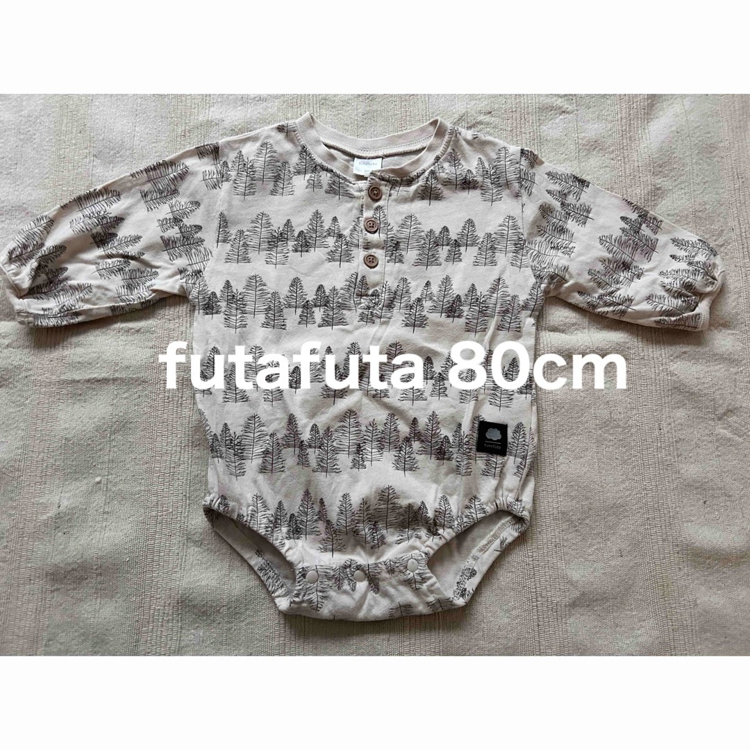 futafuta(フタフタ)のカバーオール　ロンパース　セット　futa futa バースデイ キッズ/ベビー/マタニティのベビー服(~85cm)(カバーオール)の商品写真