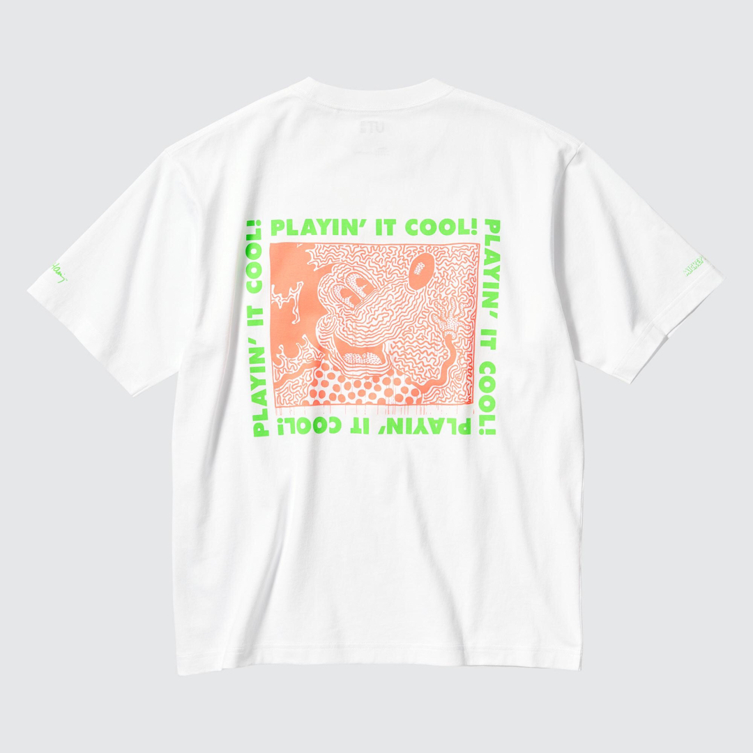 UNIQLO(ユニクロ)のミッキーマウス×キース・へリング UT グラフィックTシャツ オーバーサイズ メンズのトップス(Tシャツ/カットソー(半袖/袖なし))の商品写真