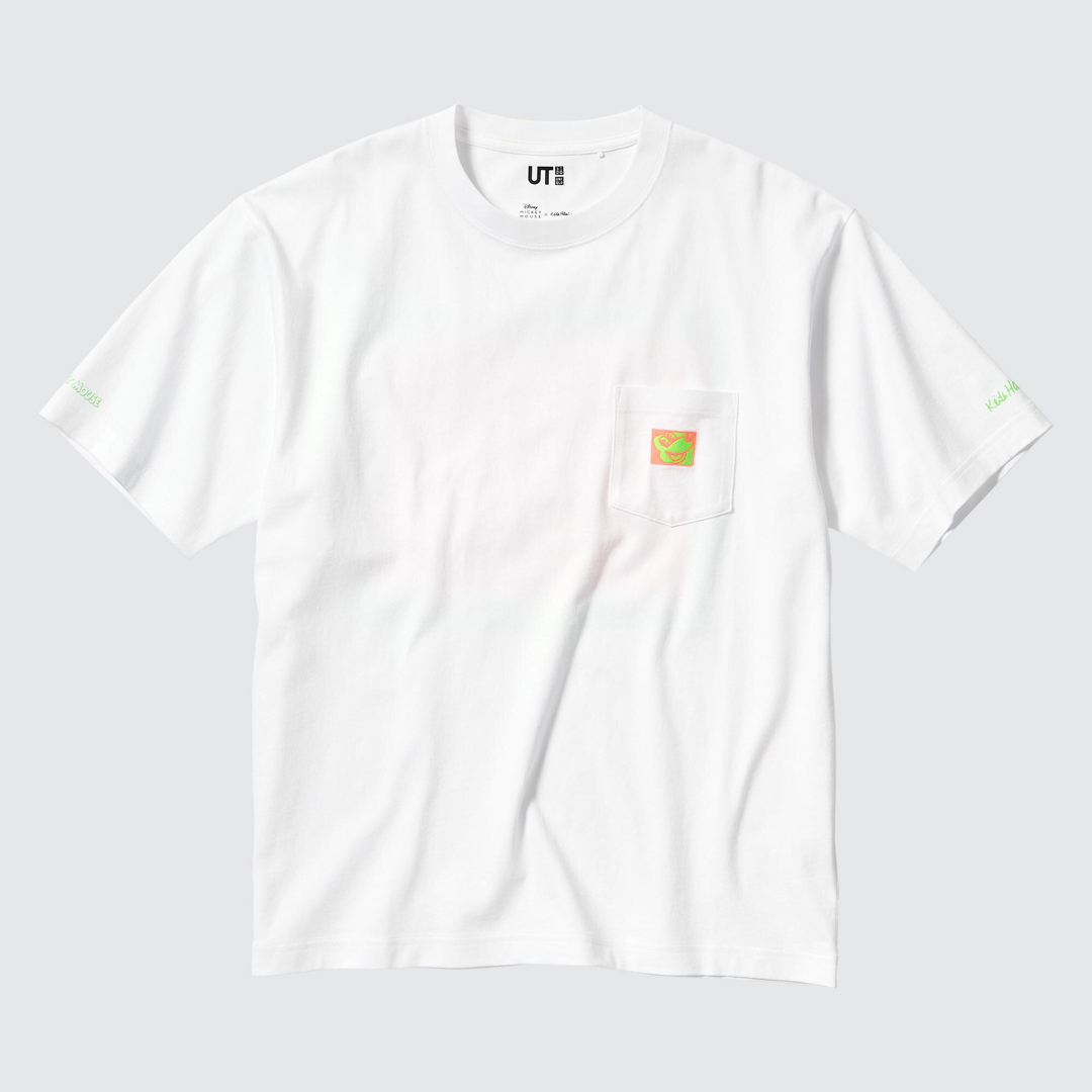 UNIQLO(ユニクロ)のミッキーマウス×キース・へリング UT グラフィックTシャツ オーバーサイズ メンズのトップス(Tシャツ/カットソー(半袖/袖なし))の商品写真