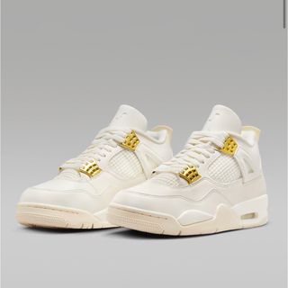 ナイキ(NIKE)のNike Air Jordan 4 Retro "White & Gold"(スニーカー)