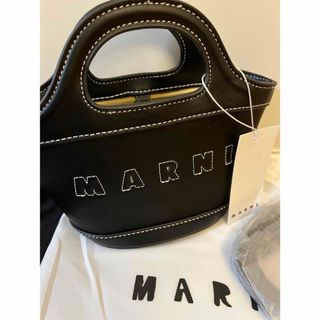 マルニ(Marni)の新品！！【MARNI】マルニ ショルダーバッグ トロピカリア マイクロ　ブラック(ショルダーバッグ)